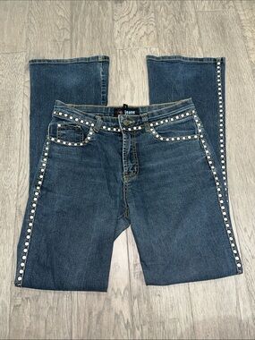 Studded Bootcut Jeans